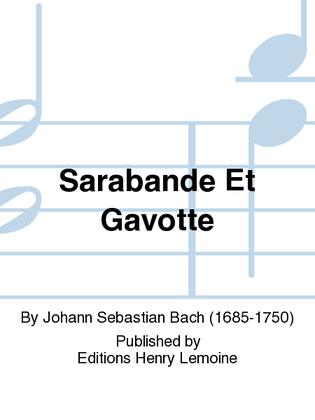 Book cover for Sarabande Et Gavotte