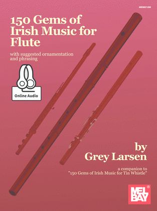 Book cover for 150 Gems of Irish Music for Flute