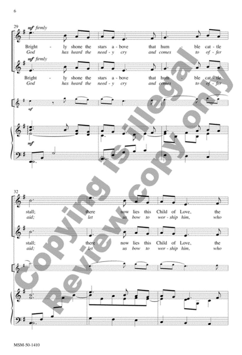 Mary Sings Her Lullaby/Like Gentle Rain (Choral Score) image number null