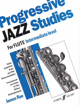 Book cover for Progressive Jazz Studies for Flute, Book 2