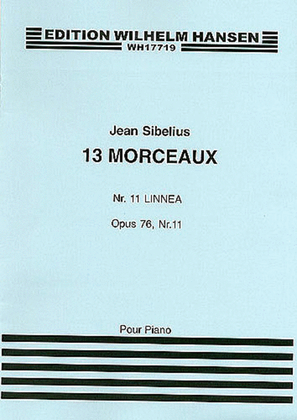 Book cover for Jean Sibelius: 13 Pieces Op.76 No.11 'Linnaea'