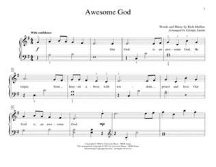 Book cover for Awesome God