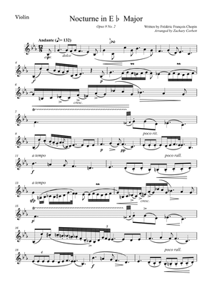 Book cover for Nocturne Op 9 No 2 in Eb Major