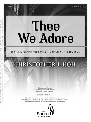 Book cover for Thee We Adore