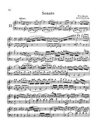 Mozart: Piano Sonata No. 13 in B-flat Major