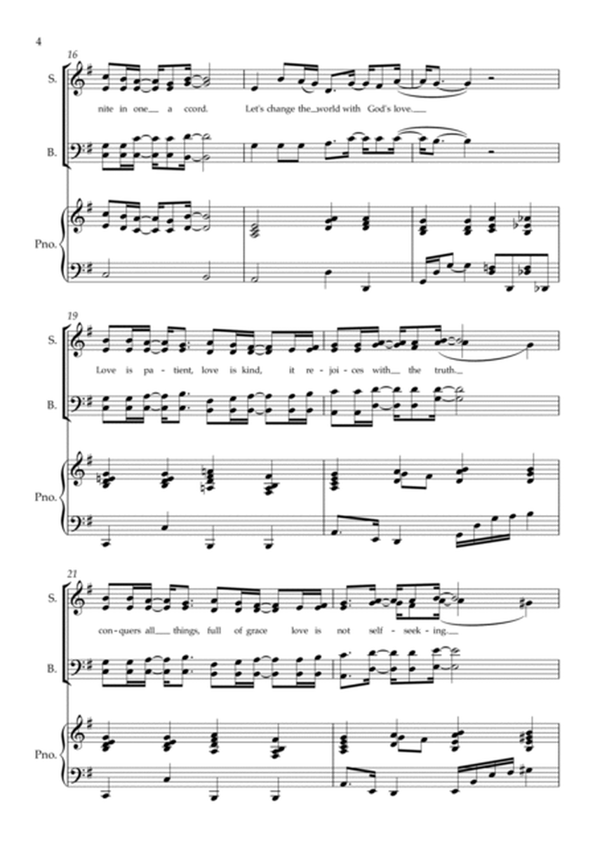 Be the Change - SATB Choir image number null