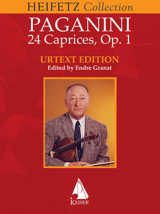 Book cover for 24 Caprices for Violin Solo