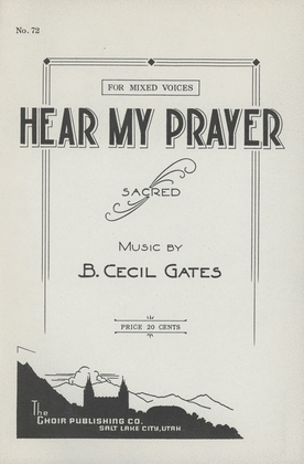 Hear My Prayer - SATB