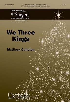 Book cover for We Three Kings (Choral Score)