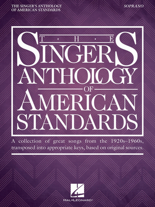 Book cover for The Singer's Anthology of American Standards