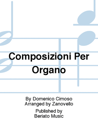 Book cover for Composizioni Per Organo