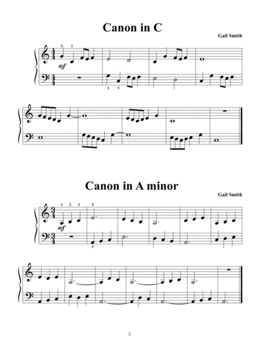Canons and Rounds for Piano Solo
