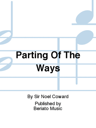 Book cover for Parting Of The Ways