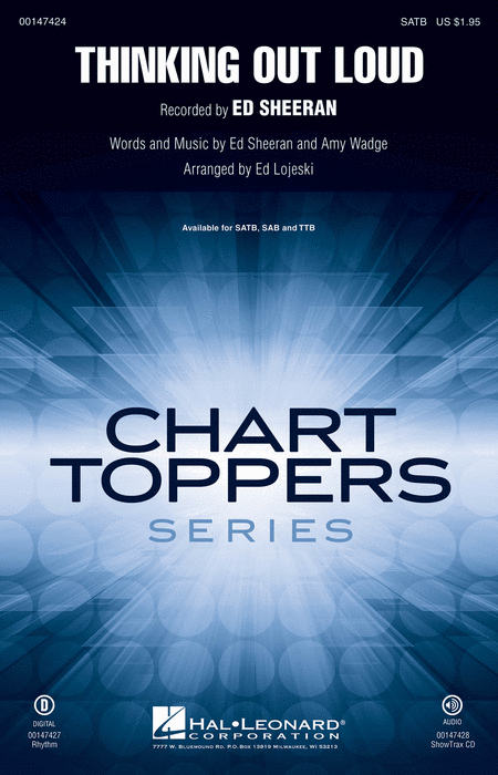 Ed Sheeran : Thinking Out Loud - Choral (SATB)