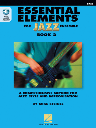 Book cover for Essential Elements for Jazz Ensemble Book 2 – Bass