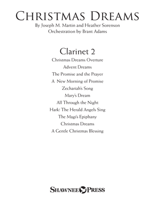 Christmas Dreams (A Cantata) - Bb Clarinet 2