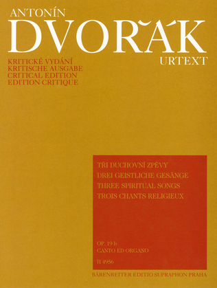 Book cover for Drei geistliche Gesänge, op. 19b