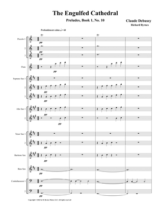 The Engulfed Cathedral (Saxophone Choir + 3 Piccolos, Flute, & 2 Contrabassoons)