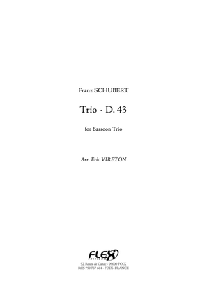 Book cover for Trio, D. 43