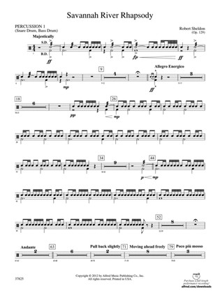 Savannah River Rhapsody: 1st Percussion