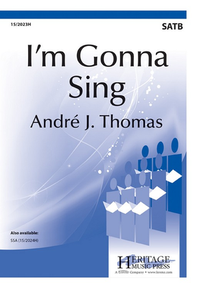 Book cover for I'm Gonna Sing