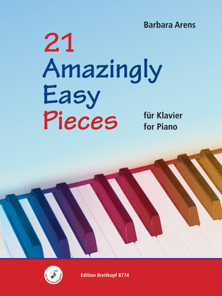 Book cover for 21 Amazingly Easy Pieces