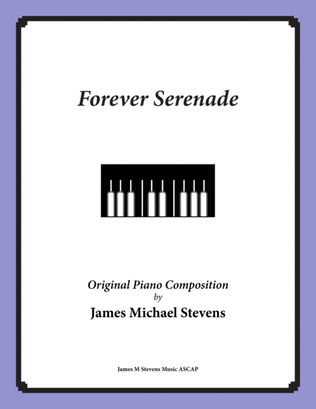 Book cover for Forever Serenade - Romantic Piano