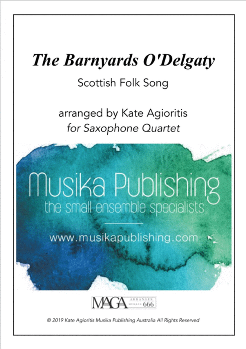 The Barnyards O'Delgaty - Saxophone Quartet image number null
