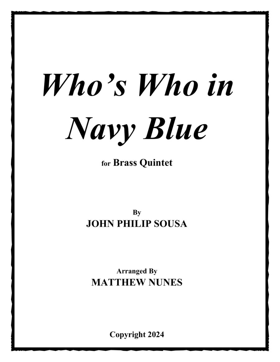 Who's Who in Navy Blue image number null