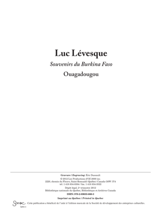 Book cover for Souvenirs du Burkina Faso / Ouagadougou