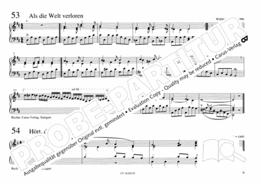 Esslinger Orgelbuch, Bd I-III