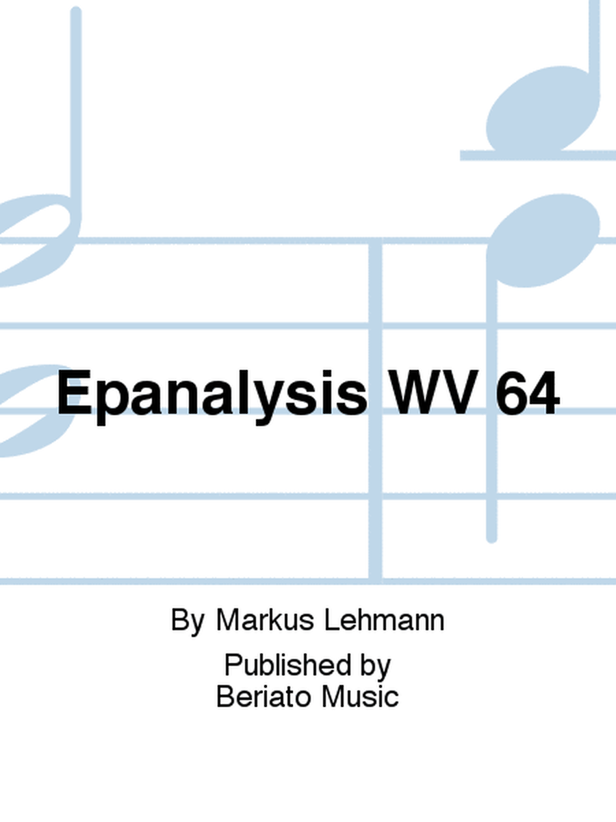 Epanalysis WV 64