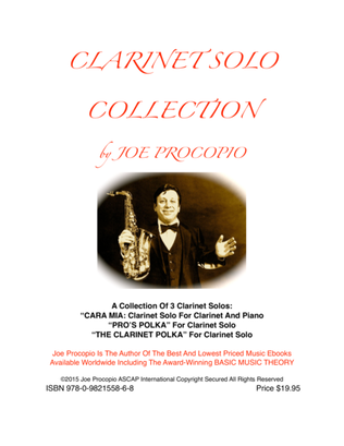 Book cover for CLARINET SOLO COLLECTION by Joe Procopio