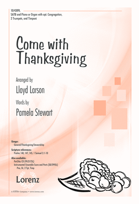 Book cover for Come with Thanksgiving