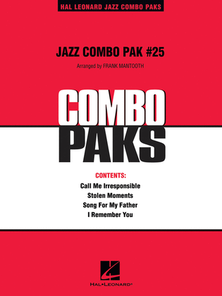 Book cover for Jazz Combo Pak #25