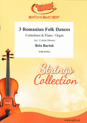 Book cover for 3 Romanian Folk Dances