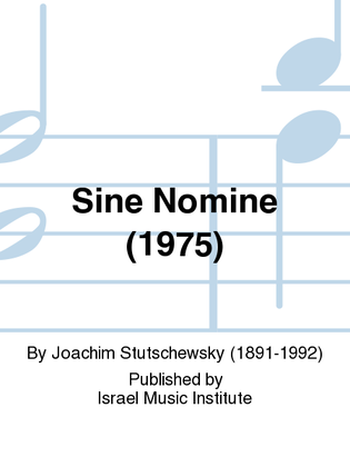 Sine Nomine