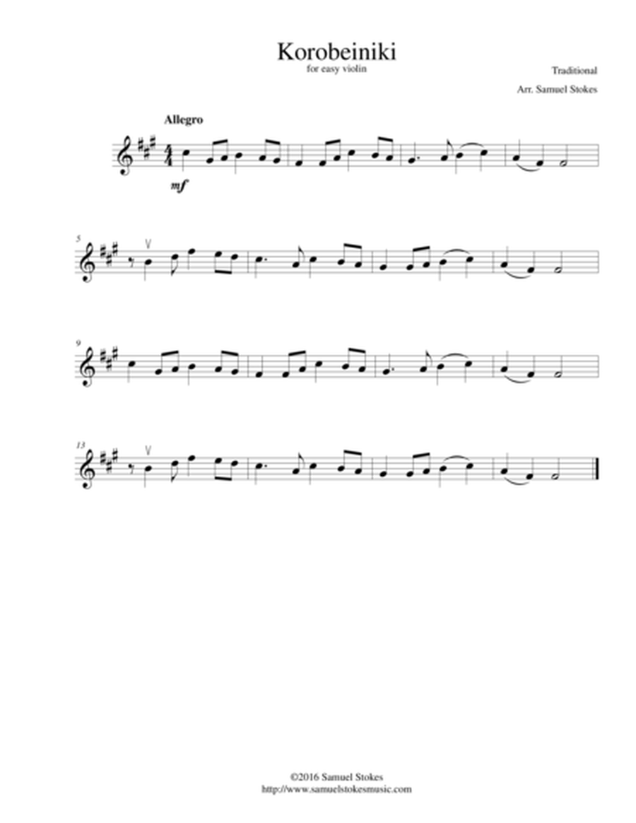 Korobeinki (Korobushka) - for easy violin image number null