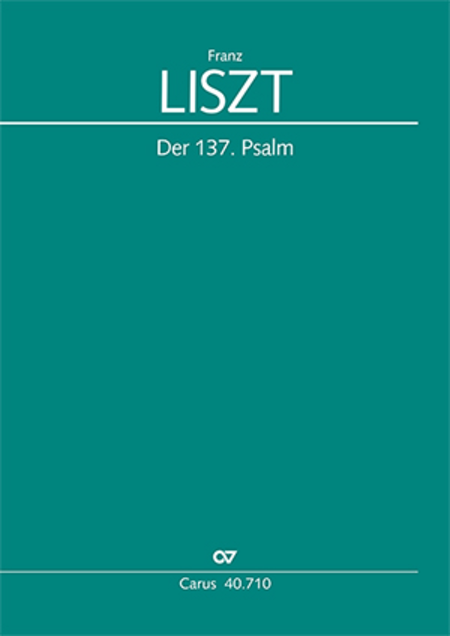 Der 137. Psalm (Psalm 137) (Psaume 137)