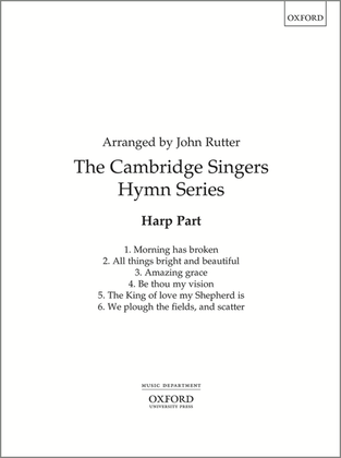 Book cover for The Cambridge Singers Hymn series harp part