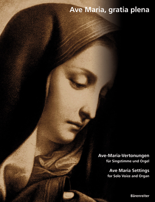 Book cover for Ave Maria, gratia plena for Solo Voice and Organ