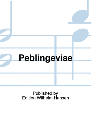 Book cover for Peblingevise