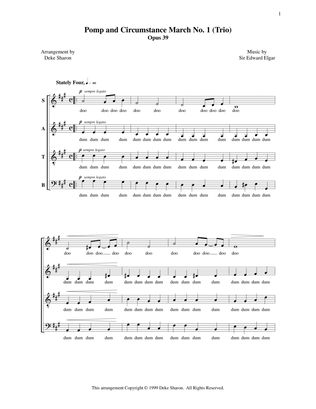 Pomp and Circumstance March No. 1 (Trio)