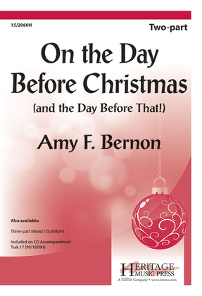 Book cover for On the Day Before Christmas