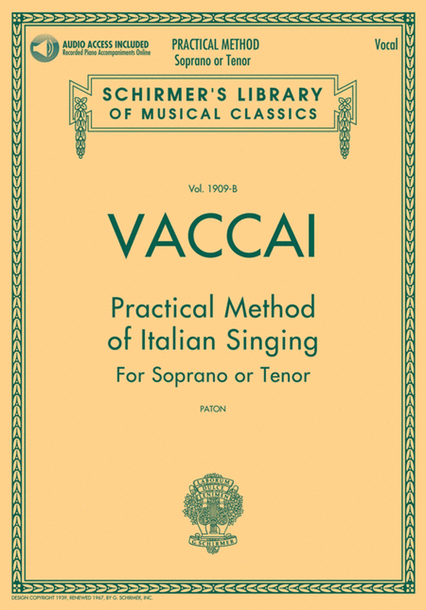 Practical Method of Italian Singing