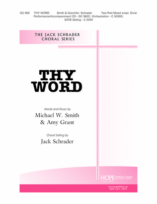 Book cover for Thy Word