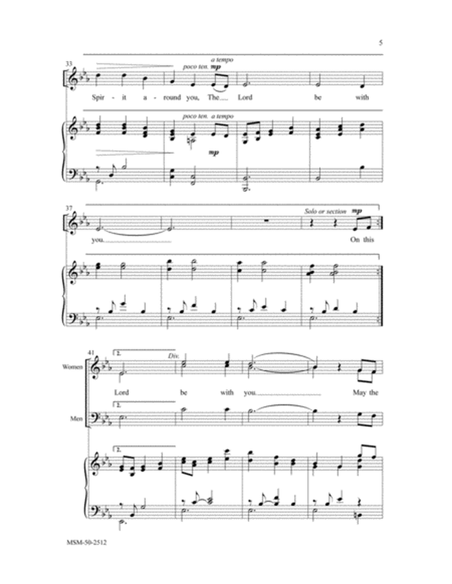 The Lord Be with You (Choral Score)