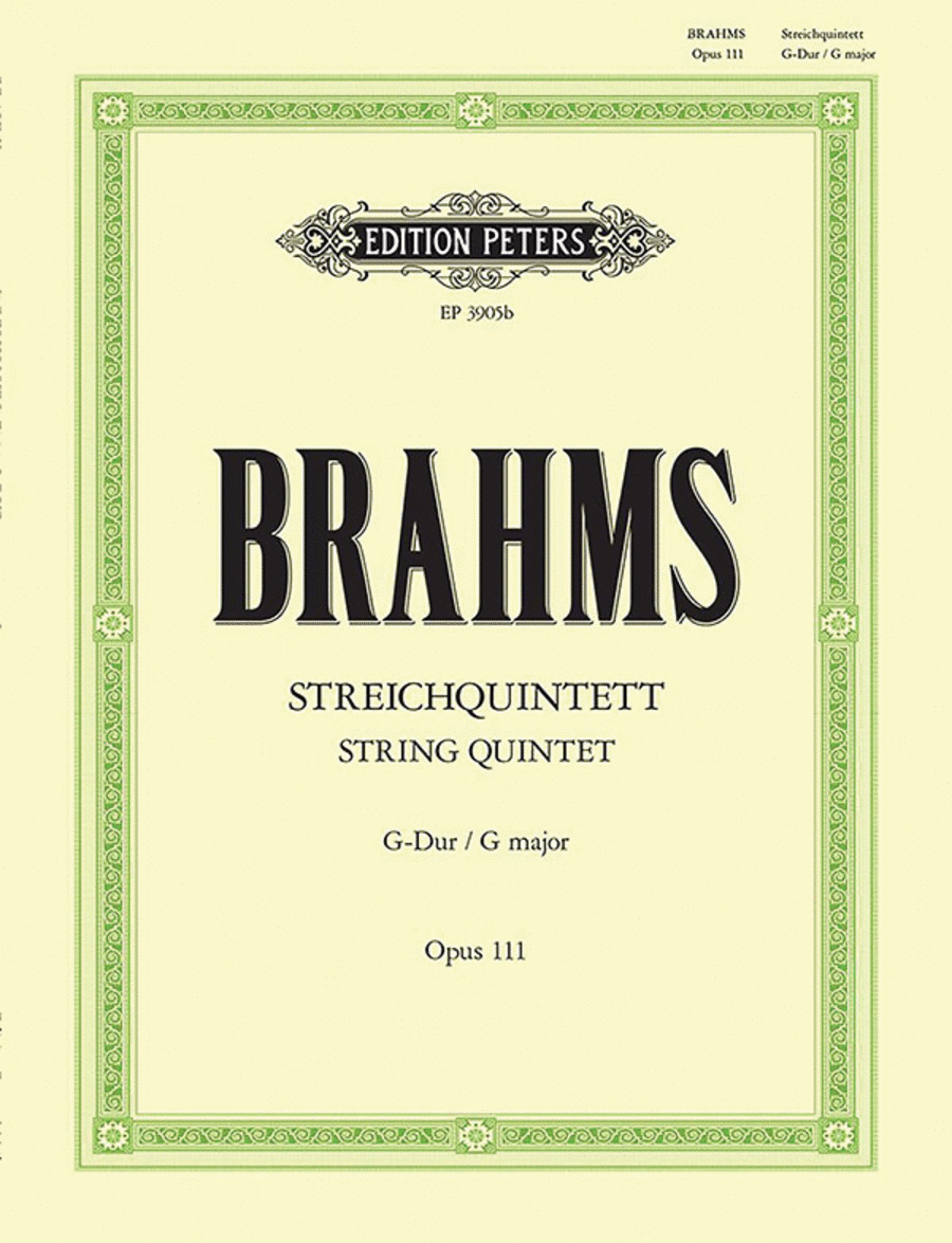Johannes Brahms: String Quintet No.2