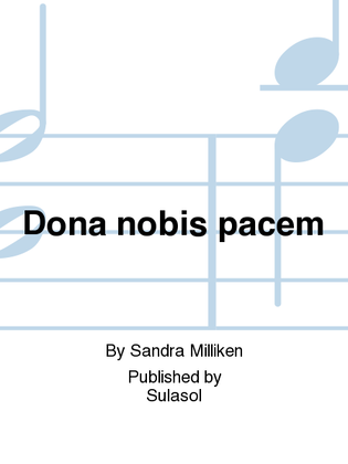 Book cover for Dona nobis pacem