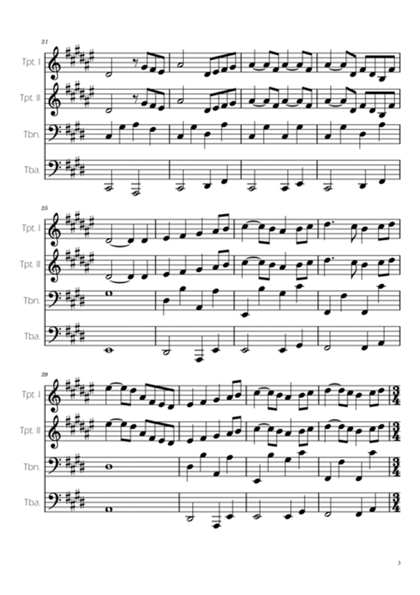 Swan Lake (theme) - Tchaikovsky - Brass Quartet image number null